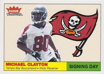 2004 Fleer Tradition - Signing Day #14 SD Michael Clayton Front