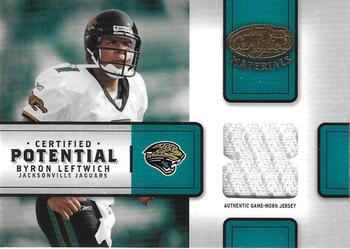 2004 Leaf Certified Materials - Certified Potential Jersey #CP-8 Byron Leftwich Front