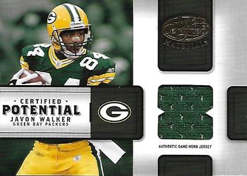 2004 Leaf Certified Materials - Certified Potential Jersey #CP-15 Javon Walker Front