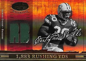 2004 Leaf Certified Materials - Certified Skills Jersey Position Prime #CS-21 Ahman Green Front