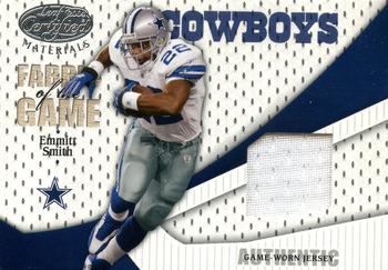 2004 Leaf Certified Materials - Fabric of the Game #FG-35 Emmitt Smith Front