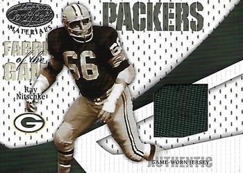 2004 Leaf Certified Materials - Fabric of the Game #FG-79 Ray Nitschke Front