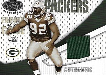 2004 Leaf Certified Materials - Fabric of the Game #FG-80 Reggie White Front