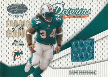 2004 Leaf Certified Materials - Fabric of the Game #FG-83 Ricky Williams Front
