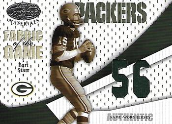 2004 Leaf Certified Materials - Fabric of the Game Debut Year #FG-7 Bart Starr Front