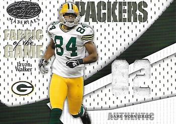 2004 Leaf Certified Materials - Fabric of the Game Debut Year #FG-46 Javon Walker Front