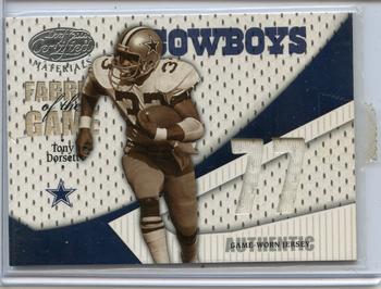 2004 Leaf Certified Materials - Fabric of the Game Debut Year #FG-96 Tony Dorsett Front