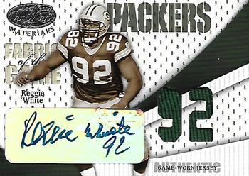 2004 Leaf Certified Materials - Fabric of the Game Jersey Number #FG-80 Reggie White Front