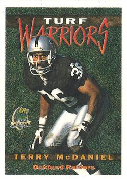 1996 Topps - Turf Warriors #TW9 Terry McDaniel Front