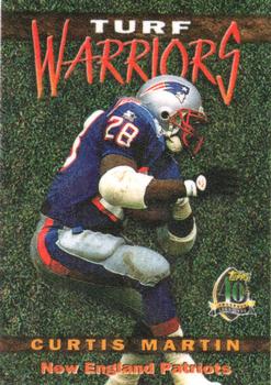 1996 Topps - Turf Warriors #TW10 Curtis Martin Front