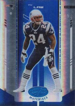 2004 Leaf Certified Materials - Mirror Blue #73 Ty Law Front
