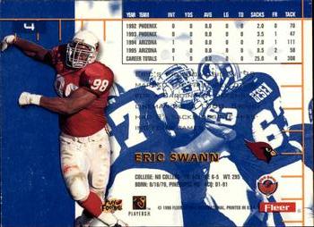 1996 Ultra #4 Eric Swann Back