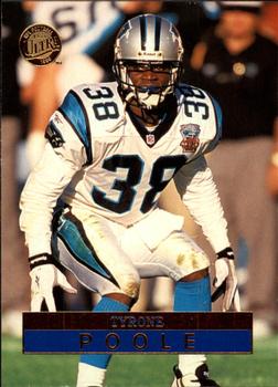 1996 Ultra #20 Tyrone Poole Front