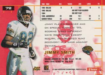 1996 Ultra #72 Jimmy Smith Back