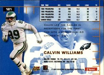 1996 Ultra #121 Calvin Williams Back