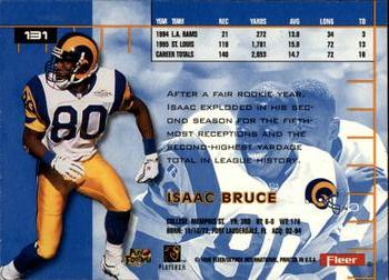 1996 Ultra #131 Isaac Bruce Back