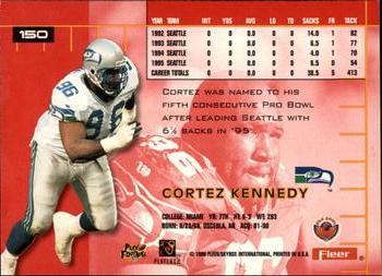 1996 Ultra #150 Cortez Kennedy Back
