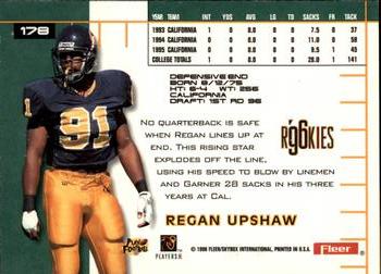 1996 Ultra #178 Regan Upshaw Back