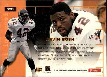 1996 Ultra #181 Devin Bush Back
