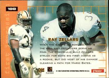 1996 Ultra #188 Ray Zellars Back
