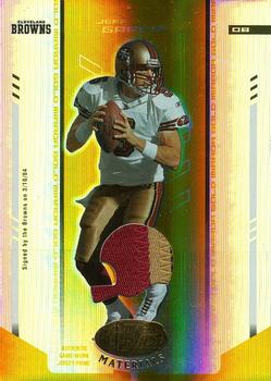 2004 Leaf Certified Materials - Mirror Gold Materials #26 Jeff Garcia Front