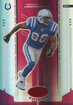 2004 Leaf Certified Materials - Mirror Red #49 Marvin Harrison Front