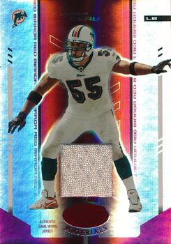 2004 Leaf Certified Materials - Mirror Red Materials #64 Junior Seau Front