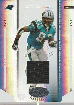 2004 Leaf Certified Materials - Mirror White Materials #18 Muhsin Muhammad Front
