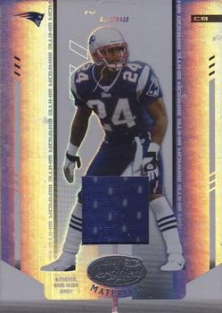 2004 Leaf Certified Materials - Mirror White Materials #73 Ty Law Front