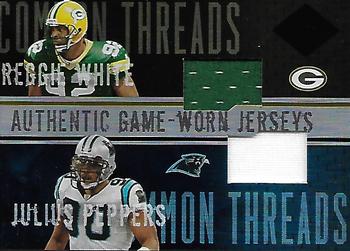 2004 Leaf Limited - Common Threads #CT-35 Reggie White / Julius Peppers Front