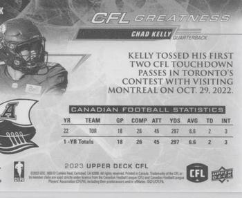2023 Upper Deck CFL - CFL Greatness #CG-CK Chad Kelly Back