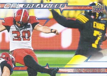 2023 Upper Deck CFL - CFL Greatness Blue #CG-RP Rene Paredes Front