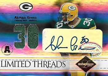 2004 Leaf Limited - Threads Jersey Numbers #LT-3 Ahman Green Front
