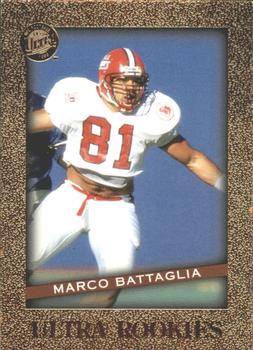 1996 Ultra - Ultra Rookies #3 Marco Battaglia Front