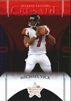 2004 Leaf Rookies & Stars - Crusade Red #C-19 Michael Vick Front