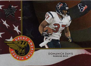 2004 Leaf Rookies & Stars - Great American Heroes Red #GAH-6 Domanick Davis Front