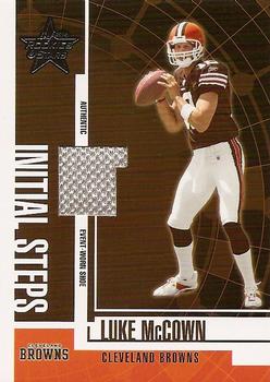 2004 Leaf Rookies & Stars - Initial Steps Shoe #IS-31 Luke McCown Front