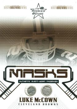 2004 Leaf Rookies & Stars - Masks #M-31 Luke McCown Front