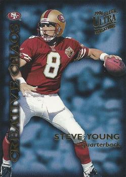 1996 Ultra Sensations - Creative Chaos #3F Curtis Martin / Steve Young Front