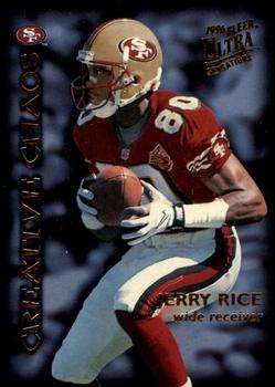 1996 Ultra Sensations - Creative Chaos #6G Steve Young / Jerry Rice Front