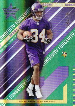 2004 Leaf Rookies & Stars Longevity - Emerald #156 Butchie Wallace Front