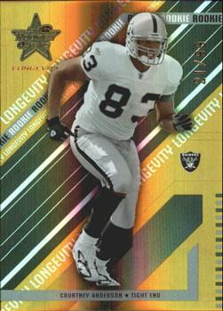 2004 Leaf Rookies & Stars Longevity - Gold #173 Courtney Anderson Front