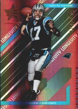 2004 Leaf Rookies & Stars Longevity - Ruby #14 Jake Delhomme Front