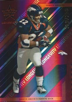 2004 Leaf Rookies & Stars Longevity - Ruby #29 Quentin Griffin Front