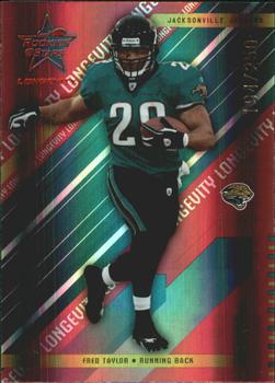 2004 Leaf Rookies & Stars Longevity - Ruby #43 Fred Taylor Front