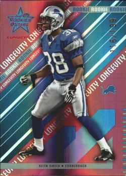 2004 Leaf Rookies & Stars Longevity - Ruby #131 Keith Smith Front