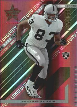 2004 Leaf Rookies & Stars Longevity - Ruby #173 Courtney Anderson Front
