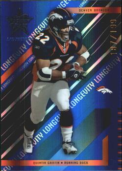 2004 Leaf Rookies & Stars Longevity - Sapphire #29 Quentin Griffin Front
