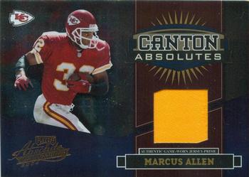 2004 Playoff Absolute Memorabilia - Canton Absolutes Jersey Gold #CA-17 Marcus Allen Front