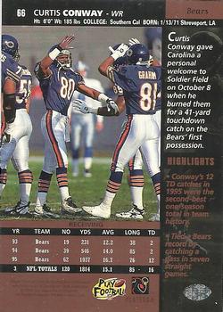 1996 Upper Deck #66 Curtis Conway Back